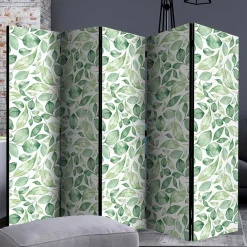 Spanische Trennwand aus Leinwand & Fichtenholz - Xorian