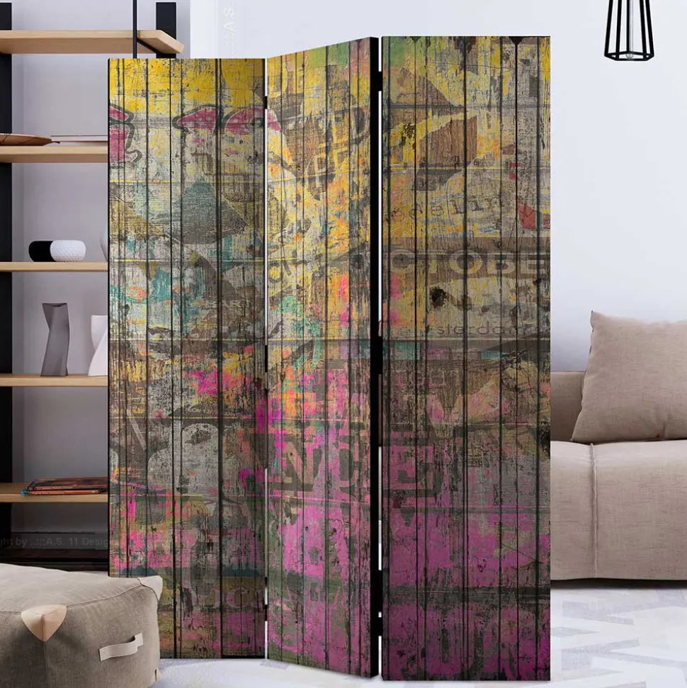 Spanischer Raumteiler mit Graffiti Motiv - Ionnis