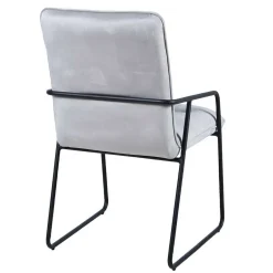 Spider Esstisch & Samt Armlehnstühle - Mendoza (fünfteilig)