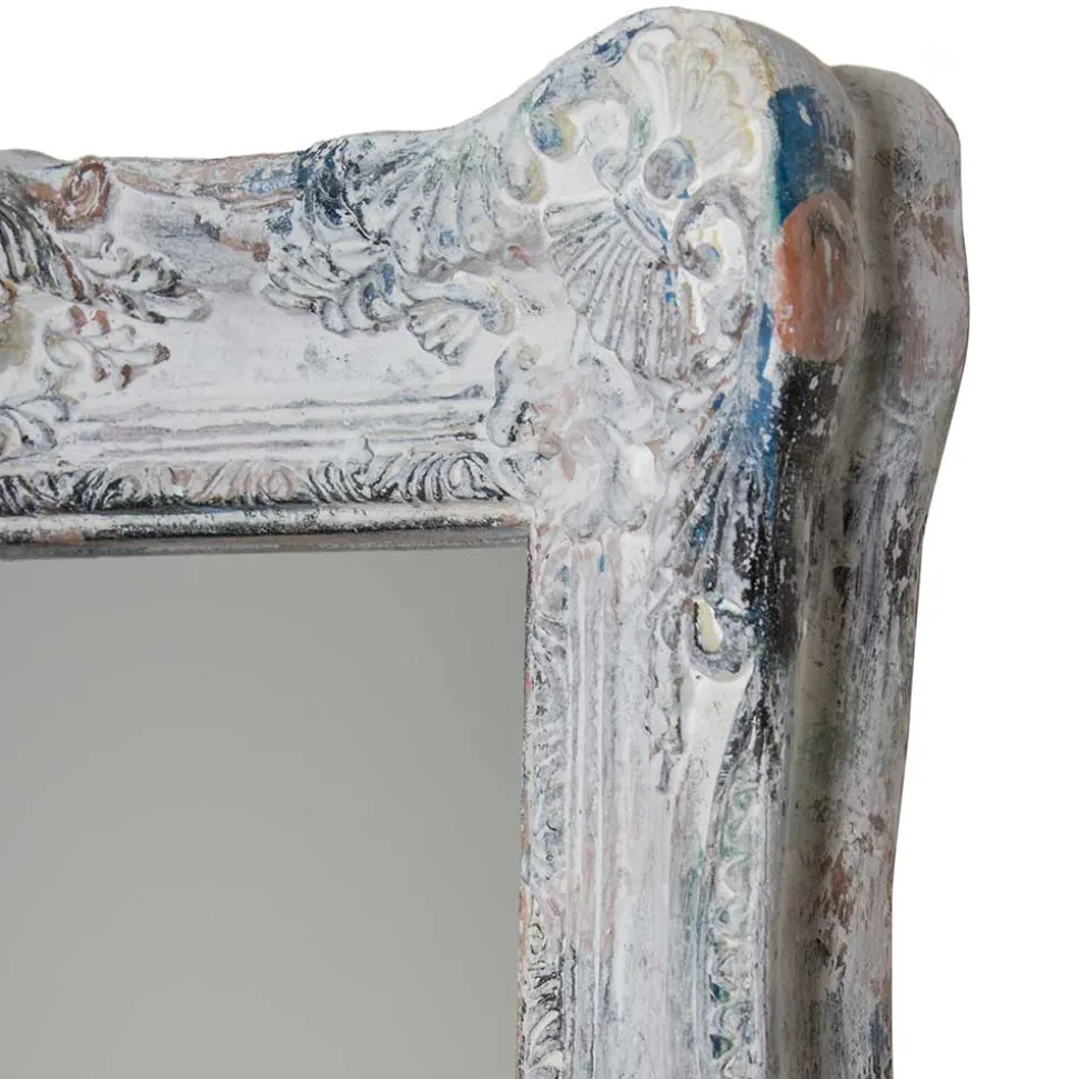 Spiegel aus Grey Wash Tannenholz - Zyamonicus