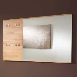 Spiegel Coestra mit Kleiderhaken (zweiteilig)