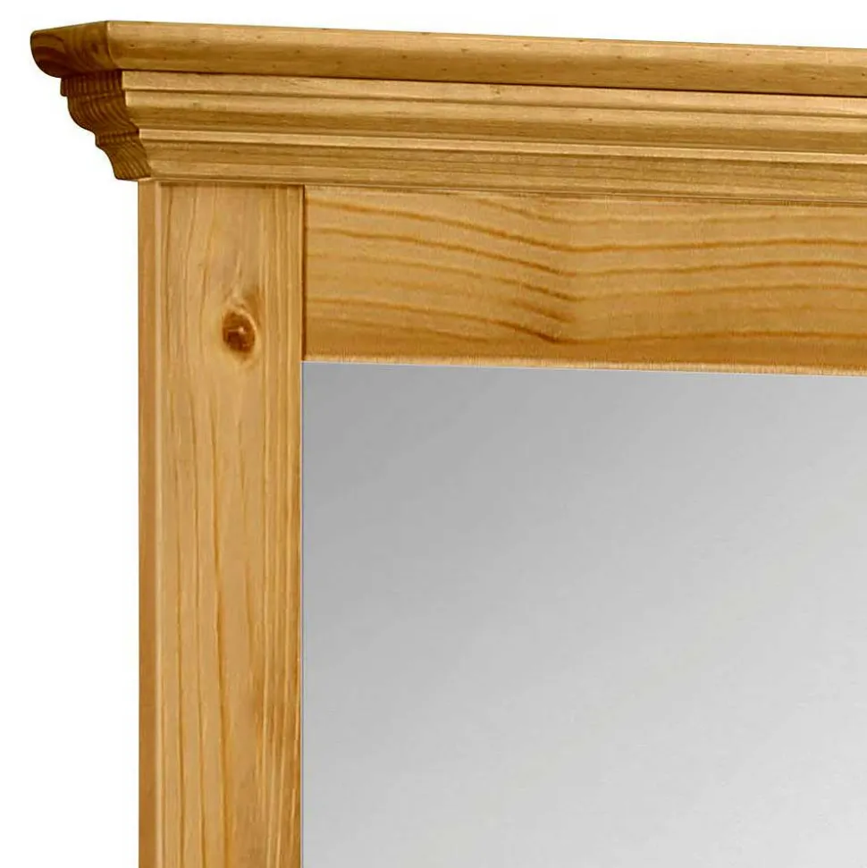 Spiegel im Landhausstil mit Holzrahmen massiv - Zavieca