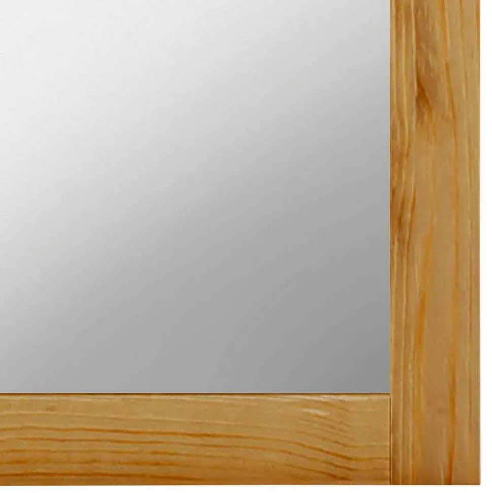 Spiegel im Landhausstil mit Holzrahmen massiv - Zavieca
