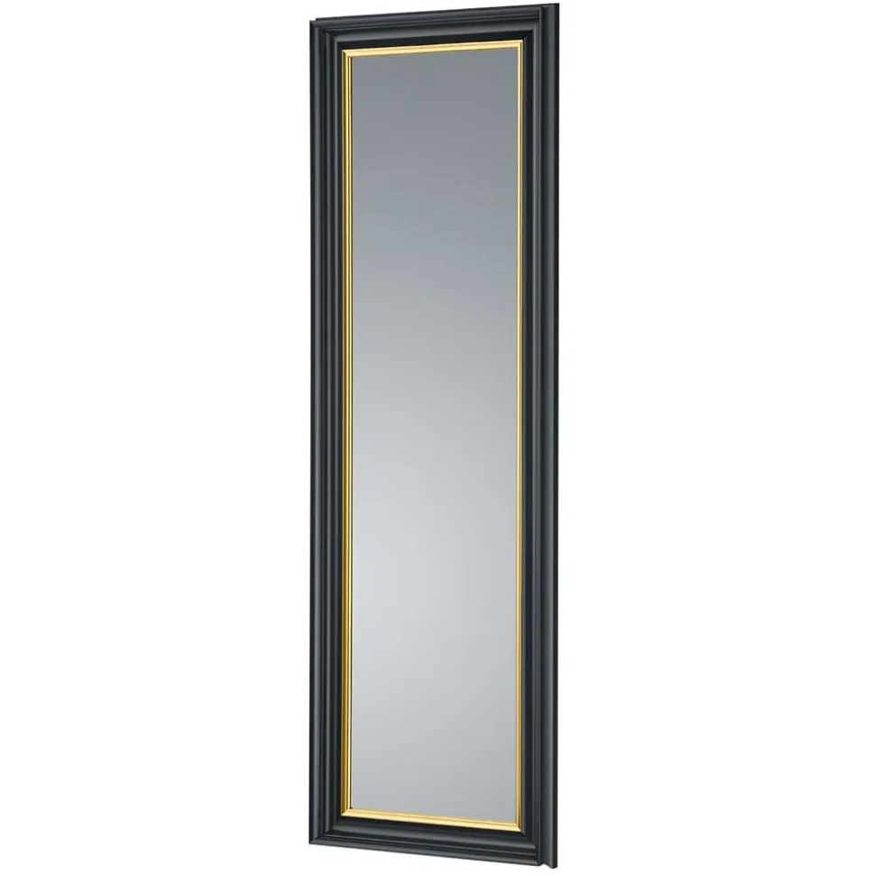 Spiegel in Schwarz & Gold - Aluna