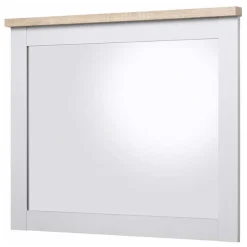 Spiegel in Weiß & Sonoma-Eiche Dekor - Nudion