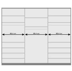 Spiegel Kleiderschrank mit Falttüren - Donpiave