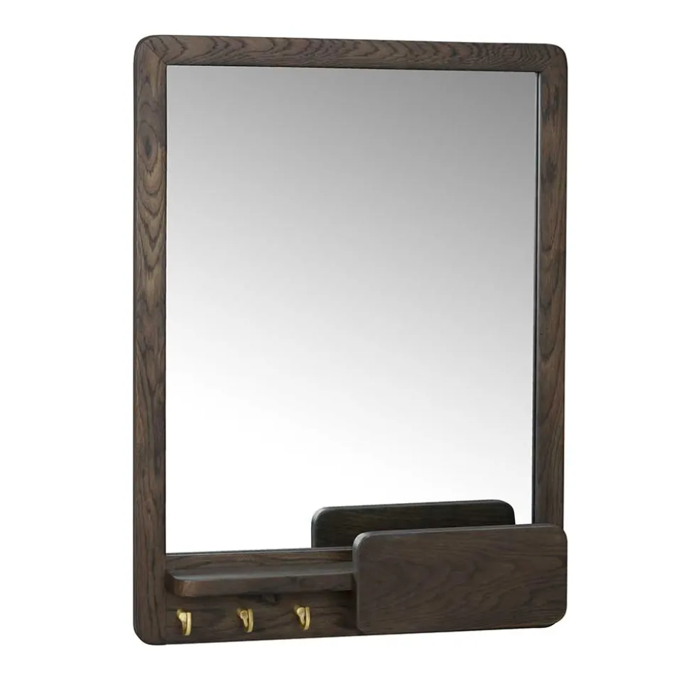 Spiegel mit Briefablage & Schlüsselhaken - Cora