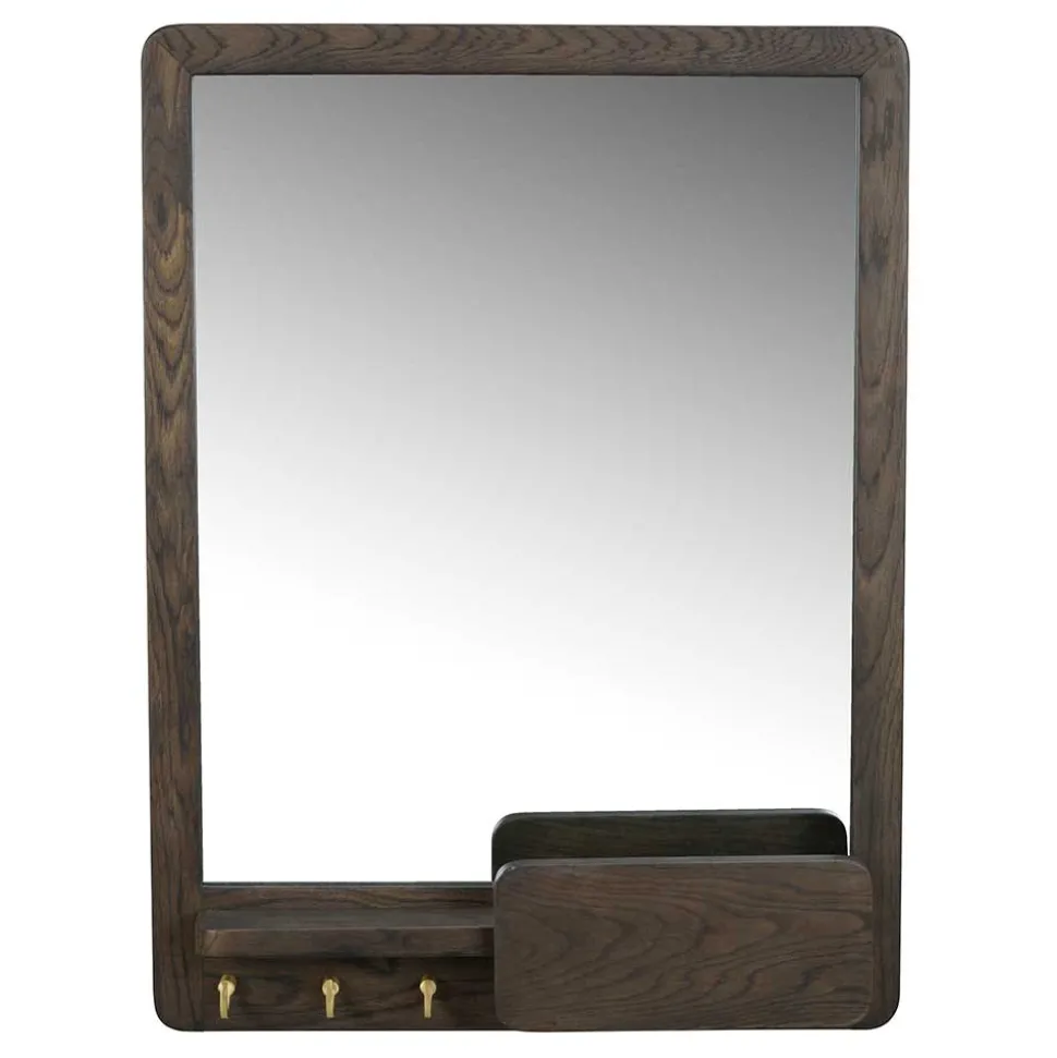 Spiegel mit Briefablage & Schlüsselhaken - Cora