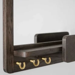 Spiegel mit Briefablage & Schlüsselhaken - Cora