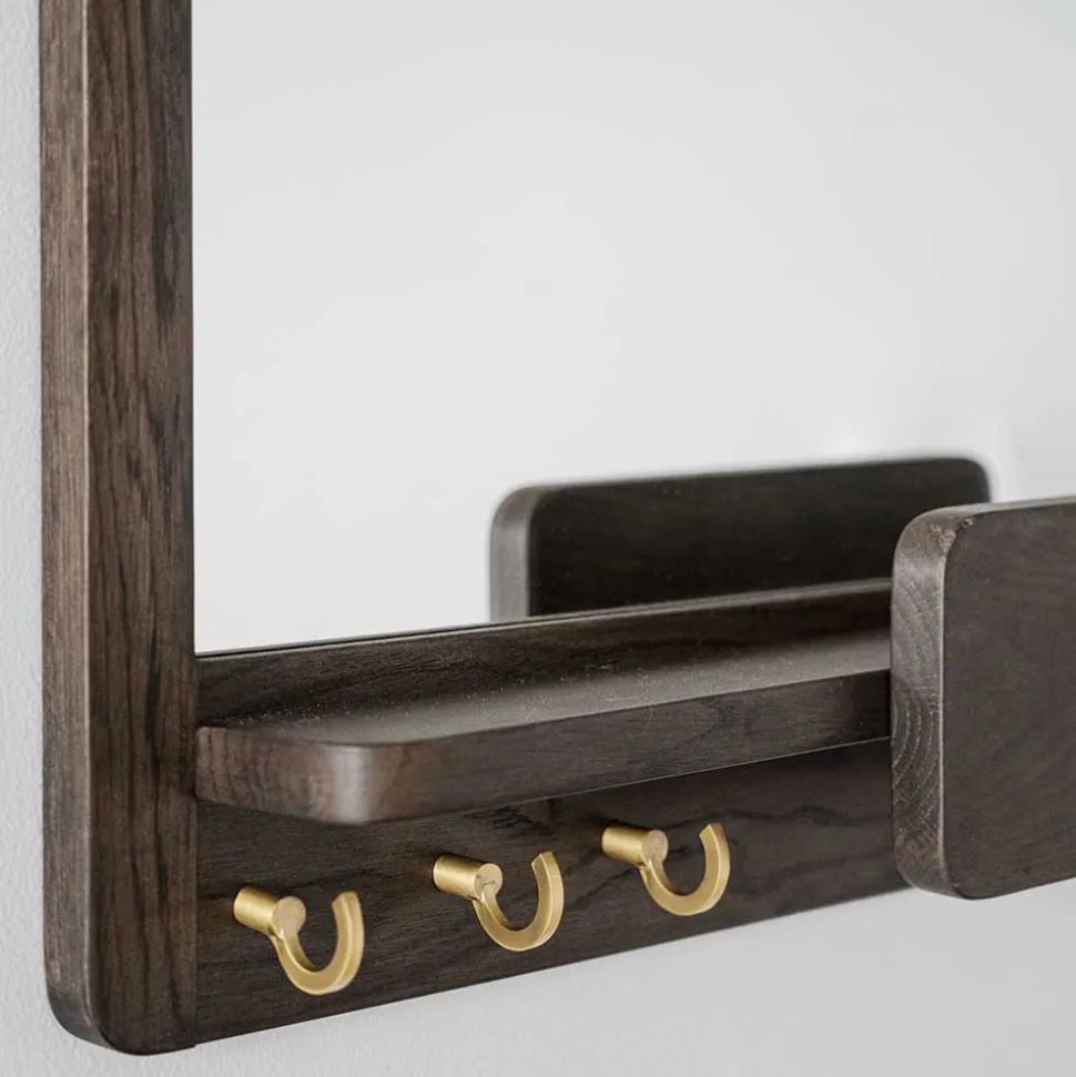 Spiegel mit Briefablage & Schlüsselhaken - Cora