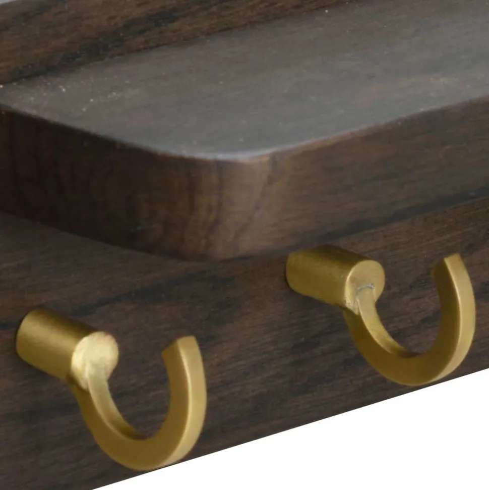 Spiegel mit Briefablage & Schlüsselhaken - Cora