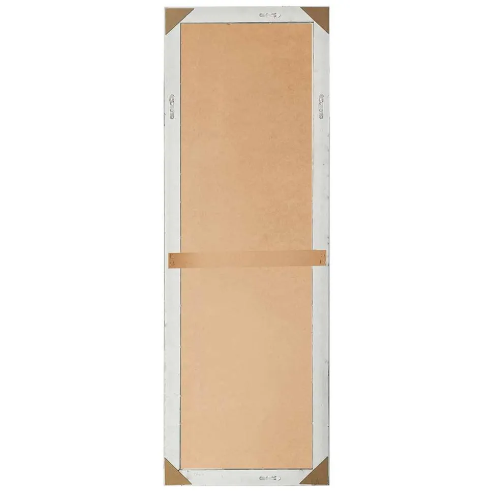 Spiegel mit Holzrahmen in Schwarz Silber - Aphrano