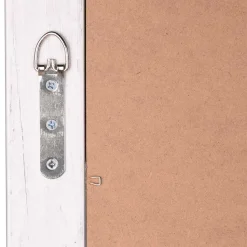 Spiegel mit Holzrahmen in Schwarz Silber - Aphrano