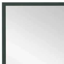 Spiegel mit Regal in Dunkelgrün - Aqua