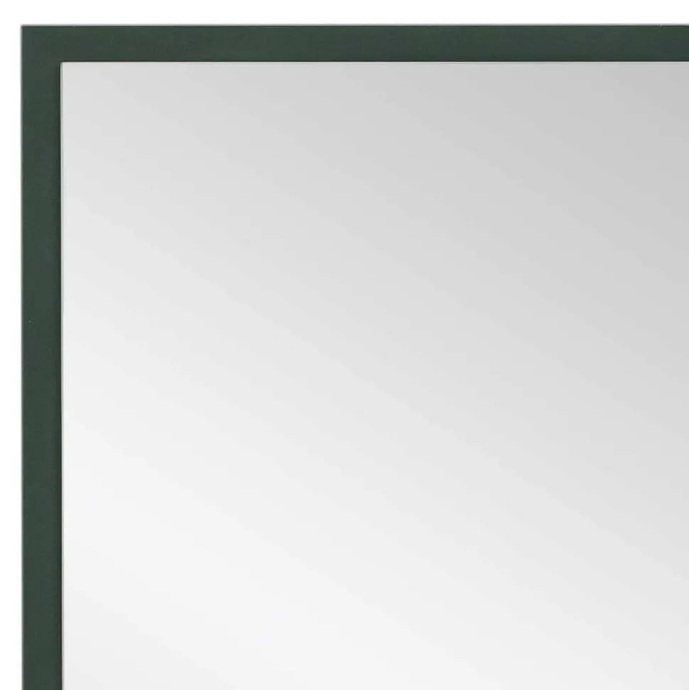 Spiegel mit Regal in Dunkelgrün - Aqua