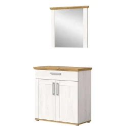 Spiegel und Schuhkommode Set - Tocella (zweiteilig)