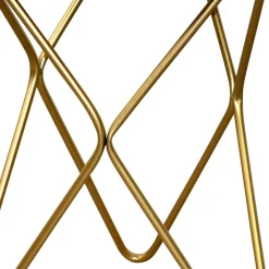 Spiegelglas Beistelltisch mit runder Platte - Loregrema