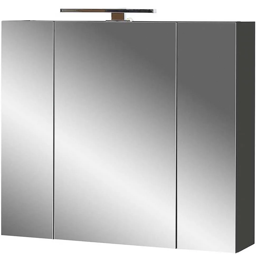 Spiegelschrank & Unterbeckenschrank Set - Rufu (zweiteilig)
