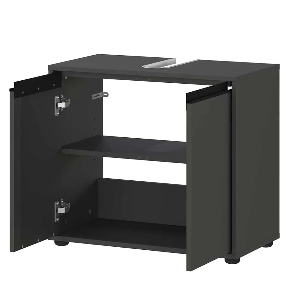 Spiegelschrank & Unterbeckenschrank Set - Rufu (zweiteilig)