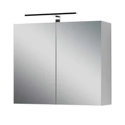 Spiegelschrank mit Doppeltür in Weiß - Niam