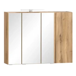 Spiegelschrank 4-türig & Unterbeckenschrank - Mia (zweiteilig)