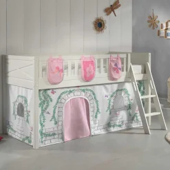 Spielbett Kinderhochbett Schloss und Schmetterlinge - Brandon