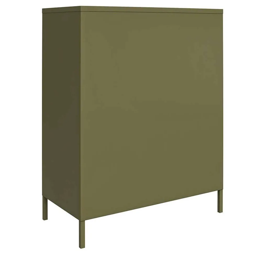 Spind Design Highboard in Oliv Grün - Austral