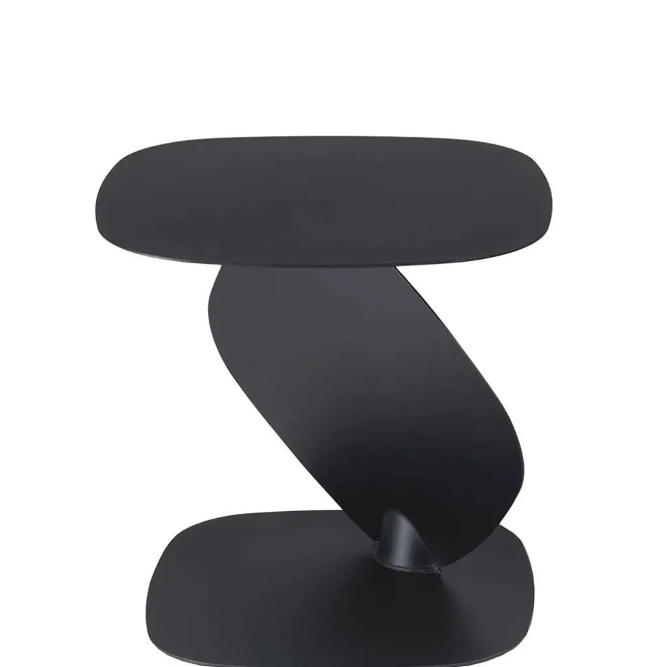 Stahl Beistelltisch in Schwarz pulverbeschichtet - Acapella