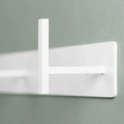 Stahl 3er Hakenleiste in Weiß - Kingston