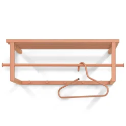 Stahl Garderobe in Terracotta pulverbeschichtet - Simonas