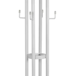 Stahl Garderobenständer in Weiß - Enzigo