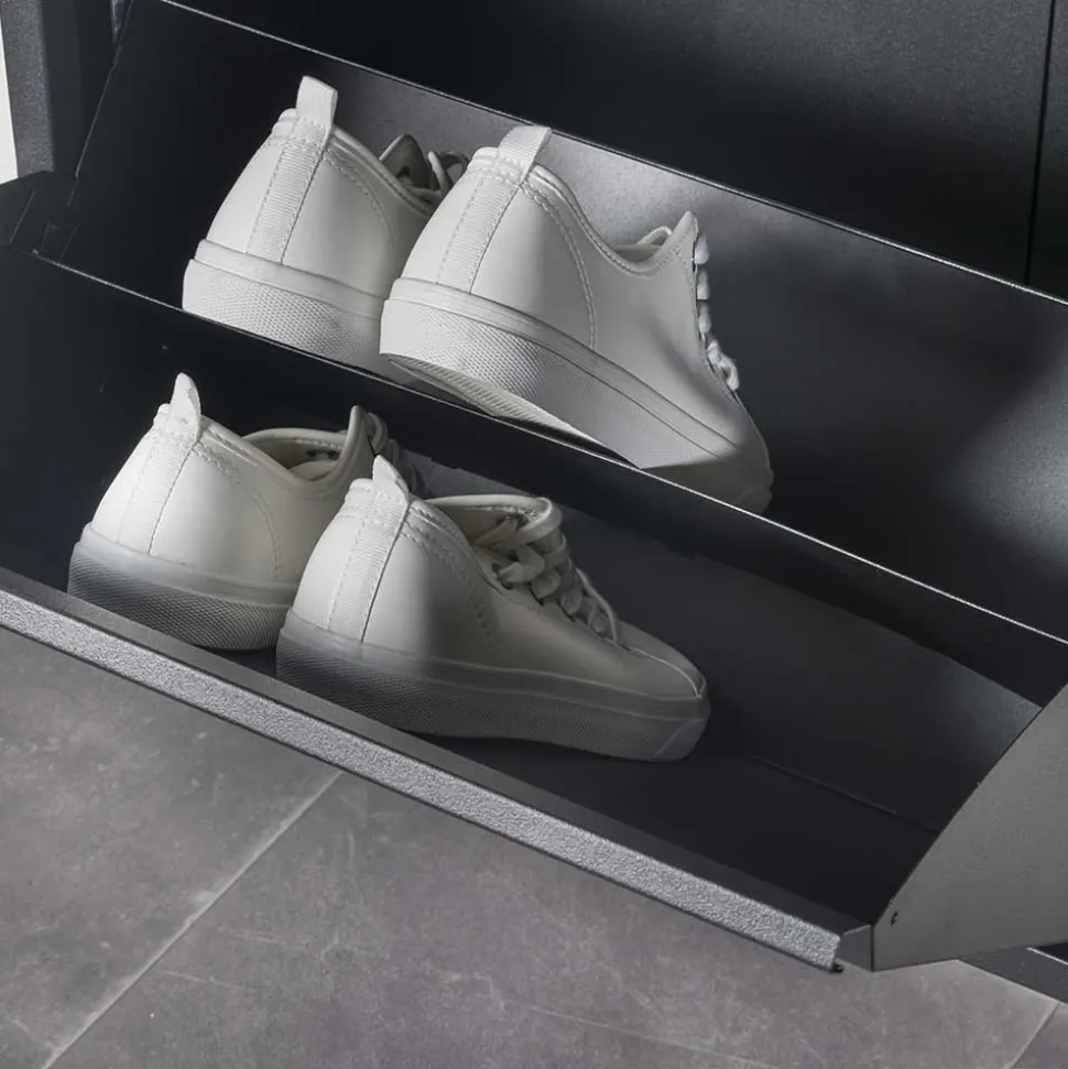 Stahl Schuhkipper in Schwarz - Drahina