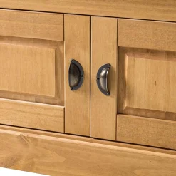 Standgarderobe aus Kiefer Massivholz - Kumico