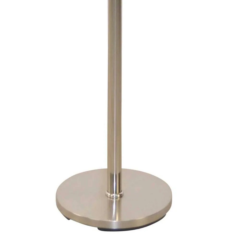 Standgarderobe in Nickelfarben & Natur - Rambano