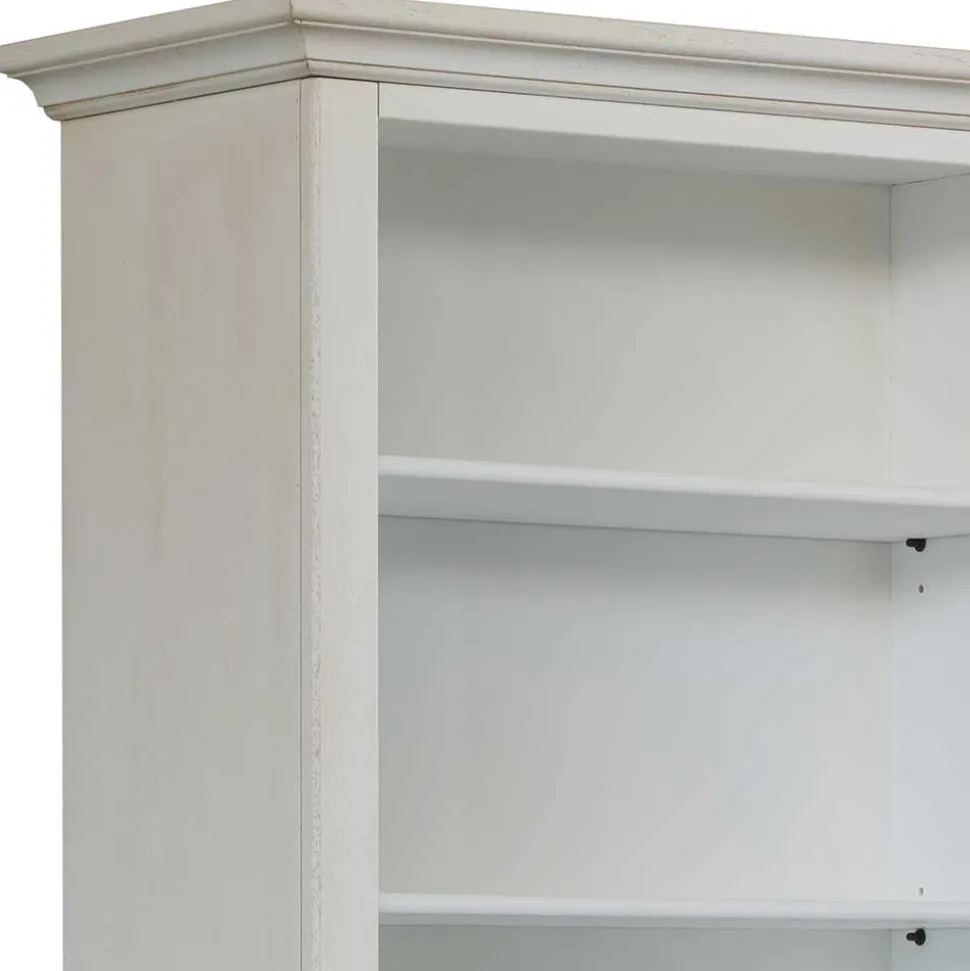 Standregal mit fünf Fächern in Antikweiß - Annot