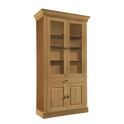 Standvitrine Piatra aus Kiefer teilmassiv