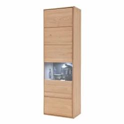 Standvitrine Vernella aus Eiche hell geölt