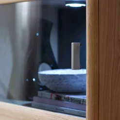 Standvitrine Vernella aus Eiche hell geölt