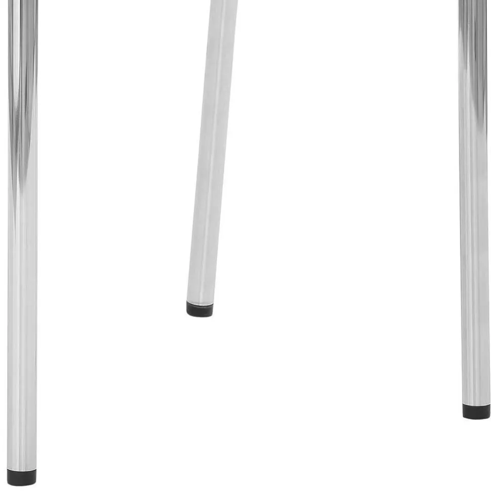 Stapelbarer Armlehnenstuhl in Grau Stoff - Lovanna