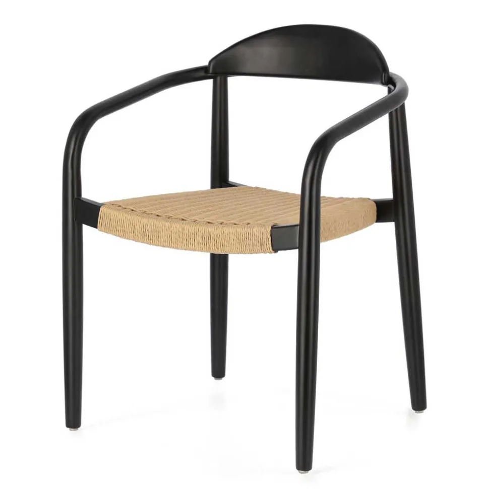 Stapelbarer Armlehnenstuhl im Skandi Design - Giulietta (4er Set)