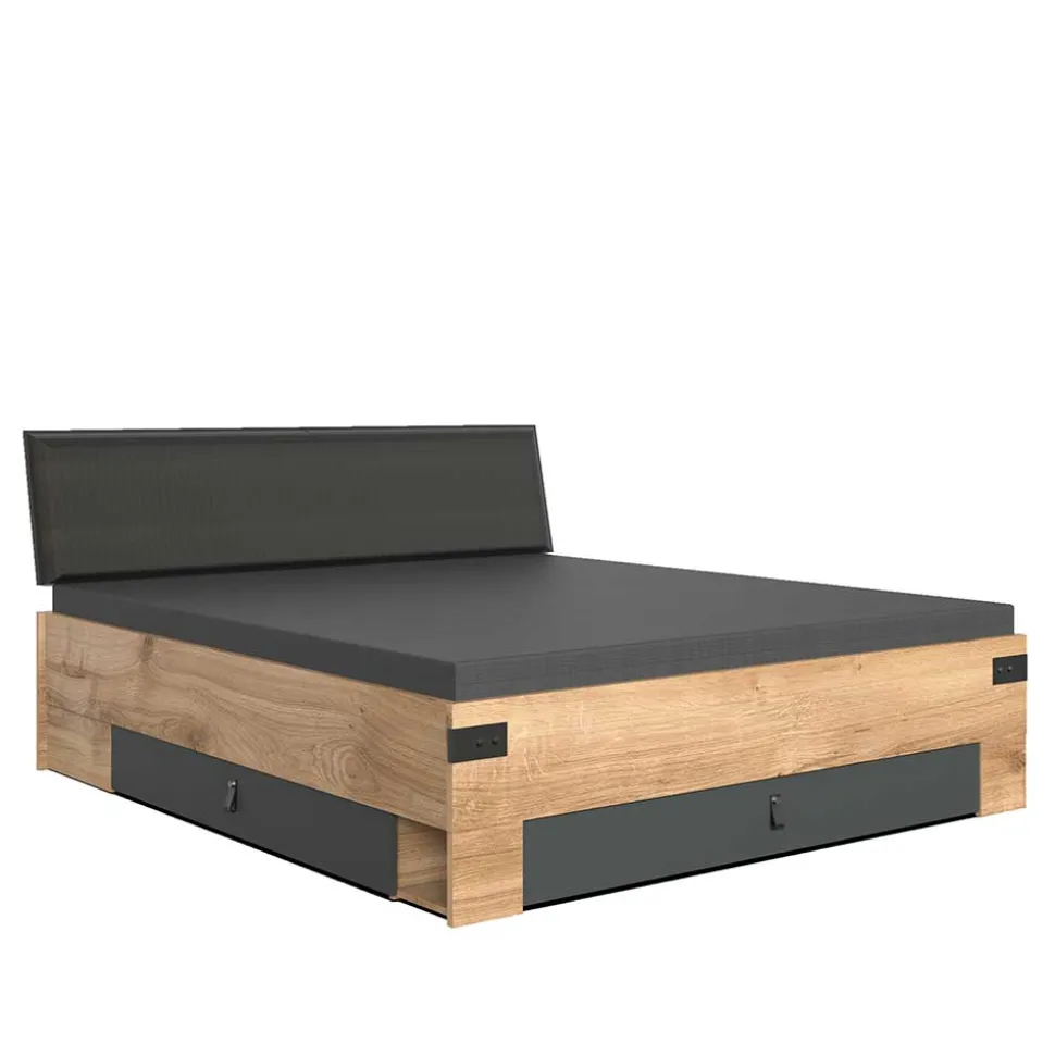 Stauraum Bett mit 180x200 cm Liegefläche - Enegal