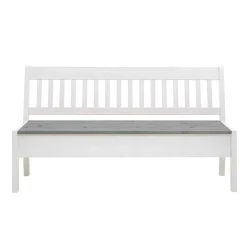 Stauraum Holzbank in Weiß & Grau - Ovidos