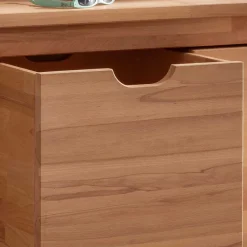 Stauraumbank mit 3 Kisten aus Buche - Shimousa