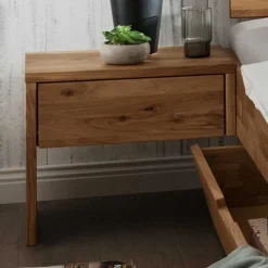 Stauraumbett & Nachtkonsolen - Esvilda I (dreiteilig)