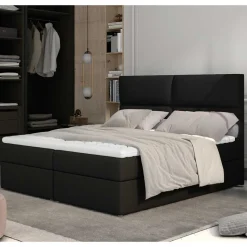 Stauraumbett mit Matratzen und Topper - Kisana