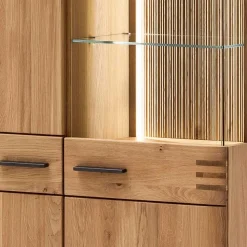 Stauraumvitrine Wohnzimmerschrank 2-türig - Crupean