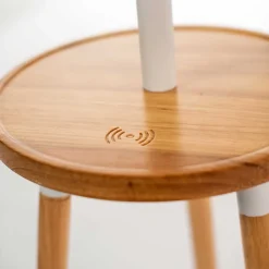 Stehlampe mit Tisch im Skandi Design - Lita