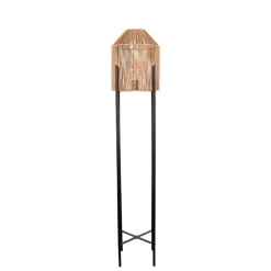 Stehleuchte in Natur und Schwarz - Keuna