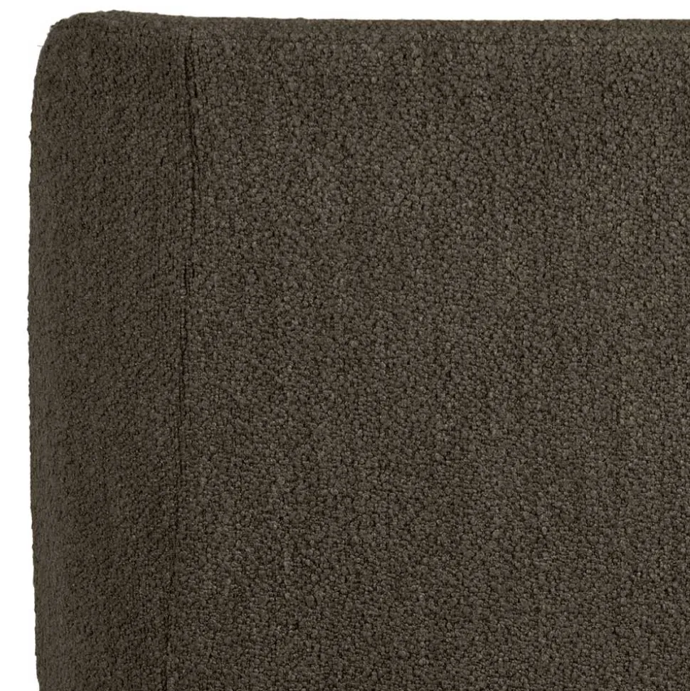 Stühle aus braunem Boucle Stoff - Convilla (2er Set)