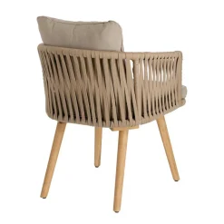 Stühle aus Kordelgeflecht & Holz - Movement (2er Set)